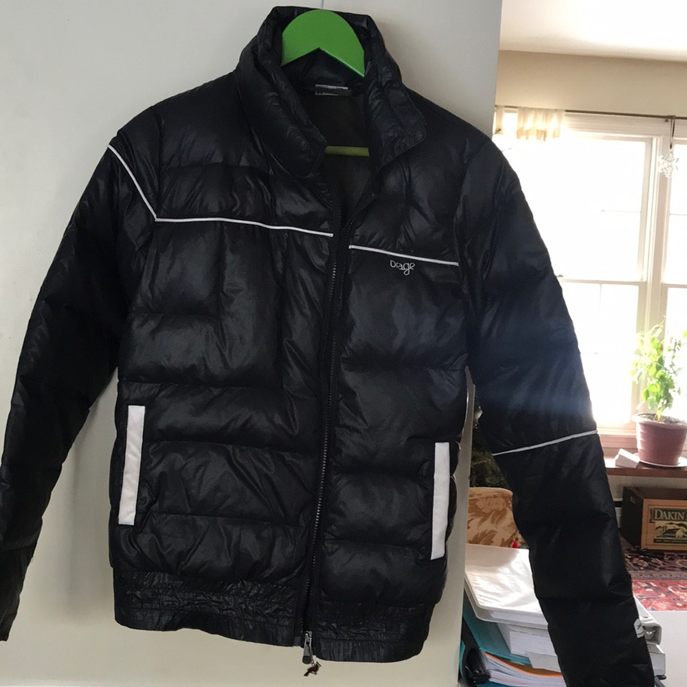 Orage black down woman's jacket